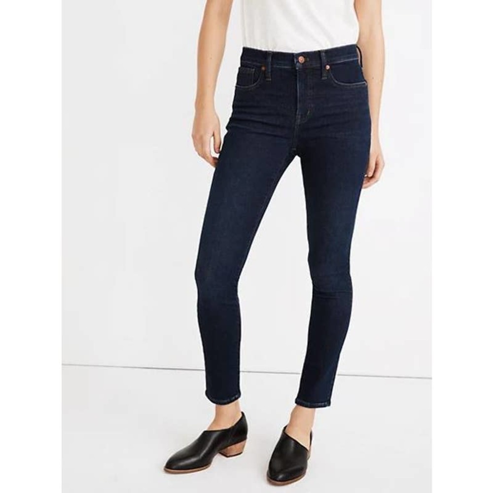 Madewell Jeans 9" Mid-Rise Skinny Blue Size 25